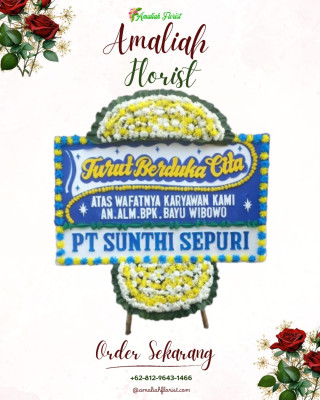 Papan Bunga Duka di Mijen
